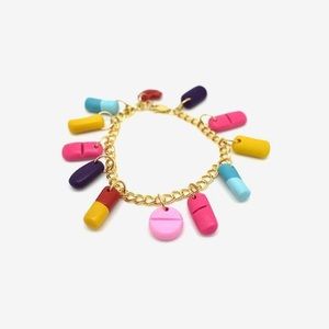 Dominique Renee Painkillers Charm Bracelet